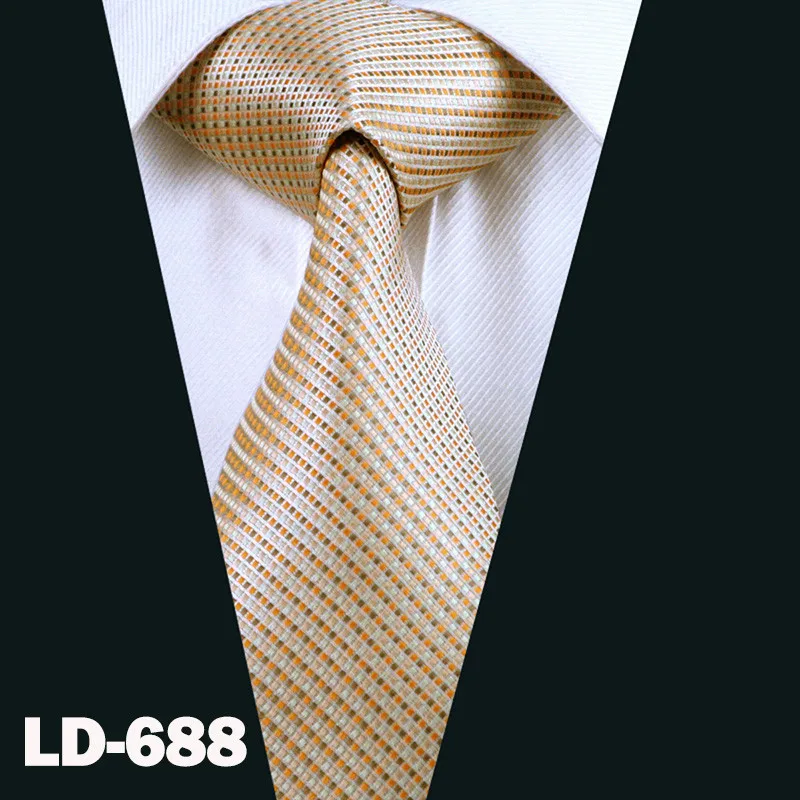 29 Colors Classic Red Wedding Ties For Men Gifts Party Fashion Designer Gold Teal Solid Silk Men Neckties 8.5cm Dropshipping Tie - Цвет: LD-688