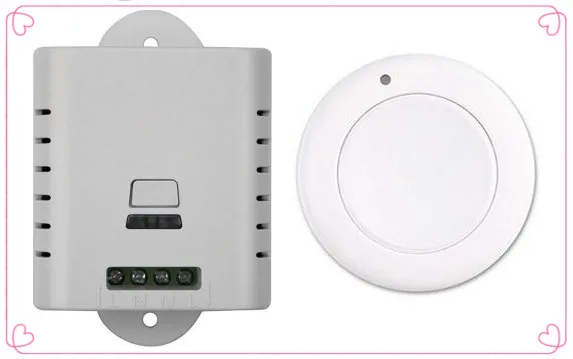 

New AC85V 110V 120V 220V 250V 1CH Wireless Remote Control Switch System Receiver & White wall Panel Sticky Remote