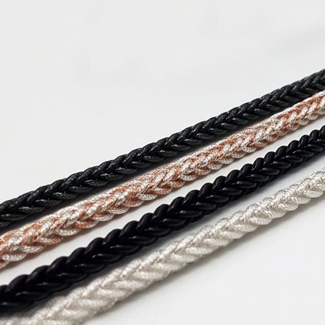 $US $16.79  1m High Quality DIY Earphone Cable Transparent 8 share 56core silver Pure Silver Plated Headphone W