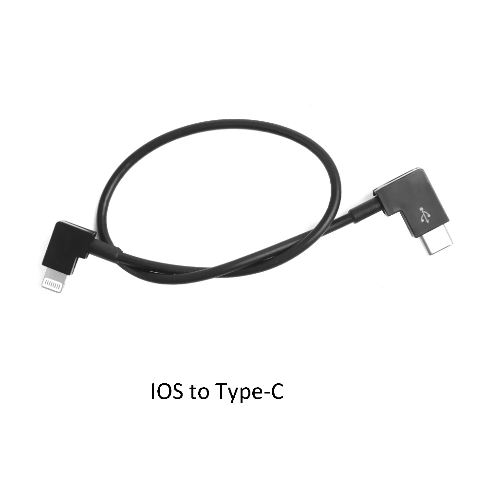OSMO Карманный кабель для преобразования линии передачи данных тип-c в тип-c Micro-USB для IOS, соединительный кабель для DJI OSMO, карманные аксессуары - Цвет: Белый