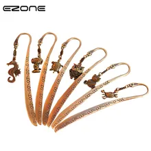 EZONE милые Мультяшные закладки Дизайн Kawaii животные морской конь/собака/Черепаха/Сова/медведь/краб держатель книги открытка для сообщений канцелярские принадлежности