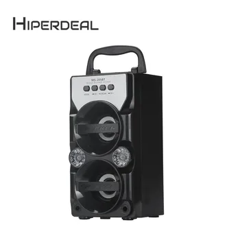 

HIPERDEA Big Power Bluetooth Speaker Wireless Stereo Subwoofer Heavy Bass Speakers Music Player Support LCD Display FM Radio TF