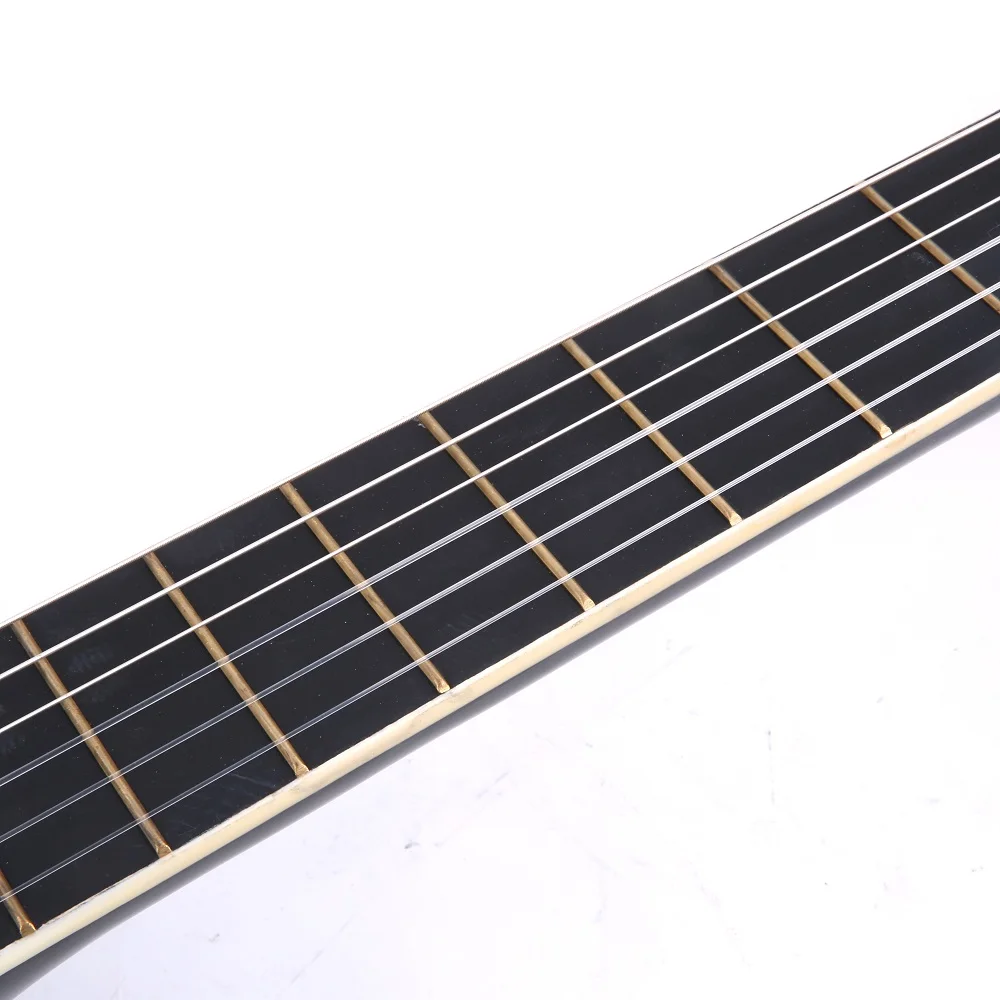 Высокое качество 3" липа Классическая гитара белый Bordure черный гитара ra для начинающих студентов меломанов