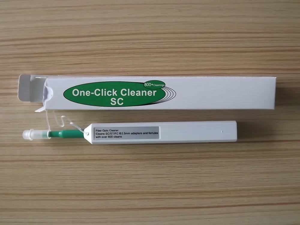 

800+ Cleans Fiber Optic Cleaner Pen For FC SC and ST 2.5mm Connector Fiber Cleaner Tools ,VD-CPB1
