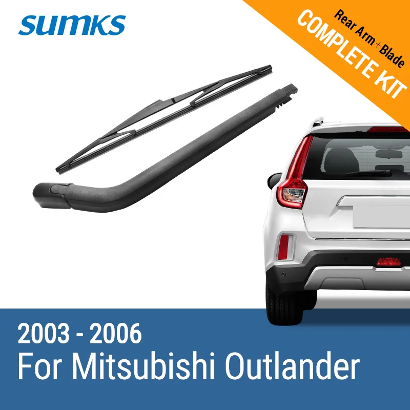 Sumks Rear Wiper & Arm For Mitsubishi Outlander 2003 2004 2005 2006 Windscreen Wipers AliExpress