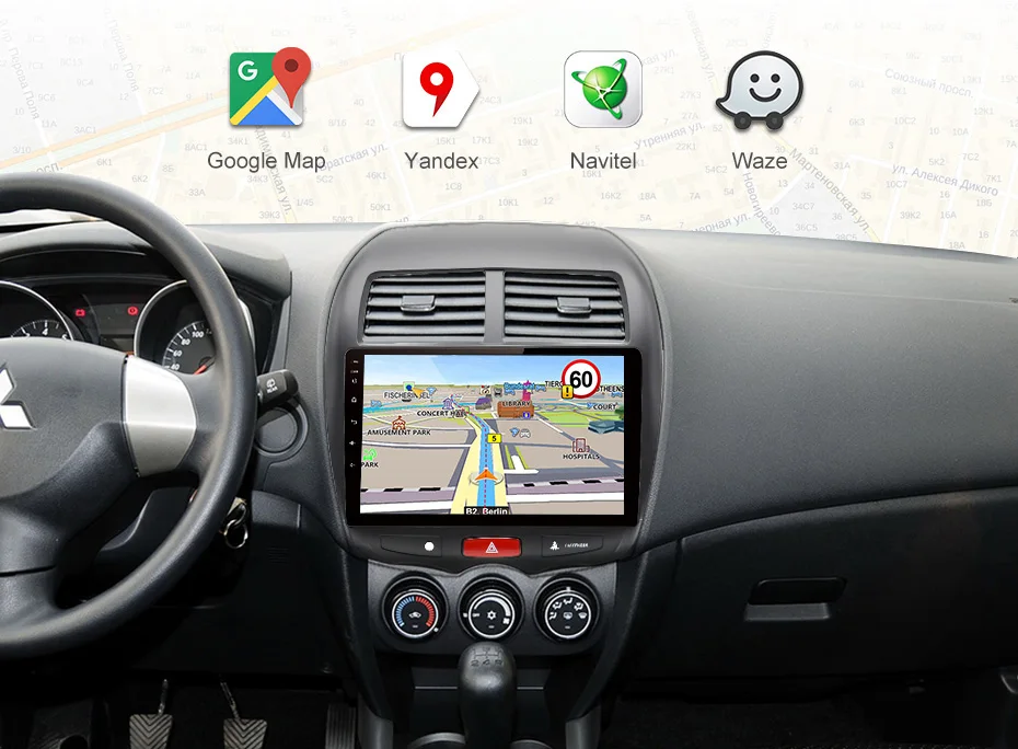 Flash Deal AWESAFE 2 din Android 8.1 Car Radio Multimedia video player gps navigation For Mitsubishi ASX 2010-2018 gps headunit 4g wifi ips 7