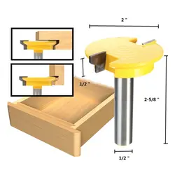 Высокое качество 1 шт. ящик перед совместным фрезы-Reversible-1/2-"хвостовик деревообрабатывающей Рыхлители резак