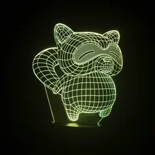 Стерео 3D ночник энергосберегающая прикроватная лампа обесцвечивание детское освещение абаджур Led Lumineuse Lamparas светильники Lampy