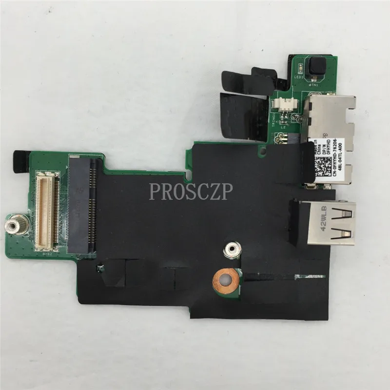 

For E5410 CN-0FHYHD OFHYHD FHYHD 09675-1 48.4GN02.011 USB/ RJ-45 Vostro USB VGA Prot ethernte audio switch power board