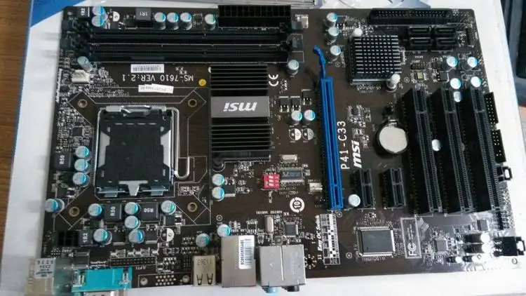ASUS original Desktop motherboard P41-C33 DDR3 LGA 775 All solid capacitors asus original motherboard g31m3 l v2 g31 ddr2 lga 775 desktop motherboard