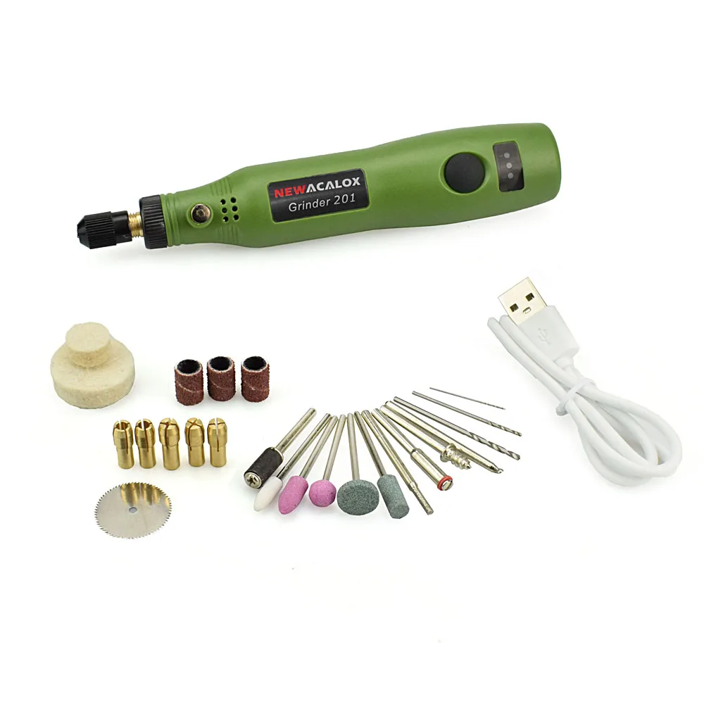 Mini Wireless Variable Speed Electric Grinder Set