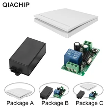 QIACHIP 433 МГц Беспроводной удаленного Управление переключатель AC 85 V 110 V 220 V 1CH реле 433 MHz обучения приемник модуль свет лампы Управление;