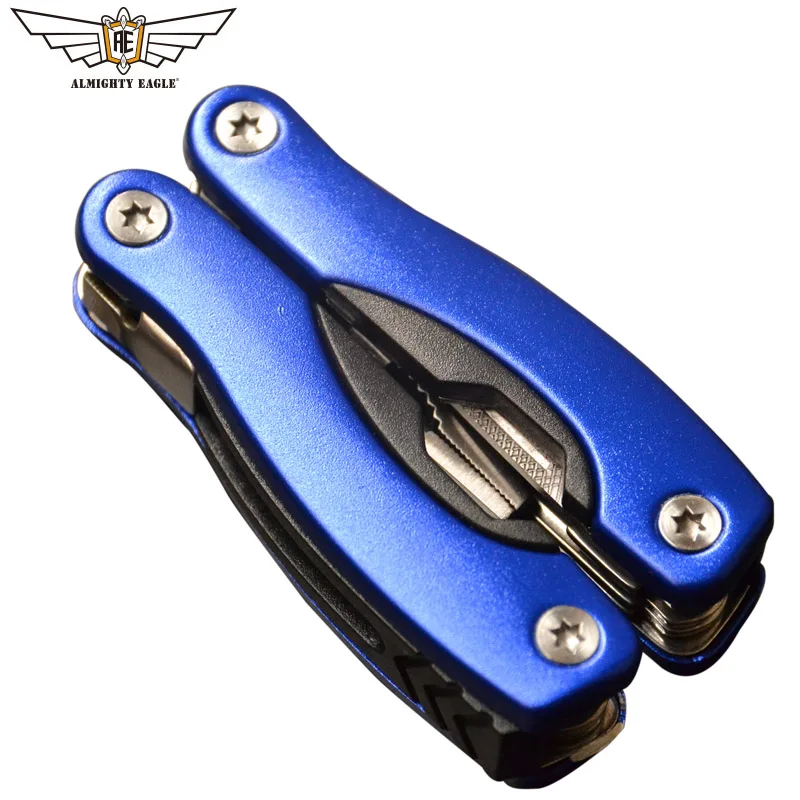 

ALMIGHTY EAGLE Multifunctional plier 10in1 hand tools Mini pliers Portable folding knife screwdriver survival camping equipment