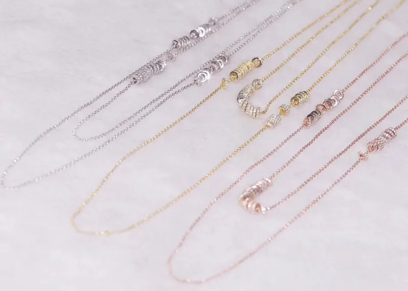 

Designer Fashion 925 Sterling Silver Jewelry 3A Cubic Zirconia Party Necklace