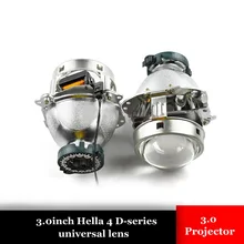 3.0 inch car styling Bixenon hid Projector lens hella 6 new version metal holder retrofit d1 d2 d3 d4 bulb car assembly Modify