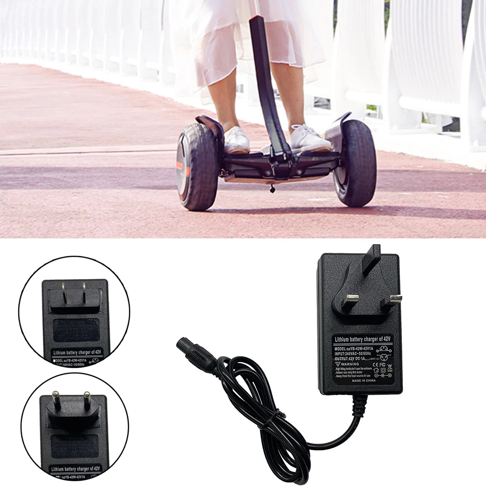 

For Xiaomi/Hoverboard Balance Car Electric Scooter Power Adapter Charger US/EU/UK Plug Mini Charger