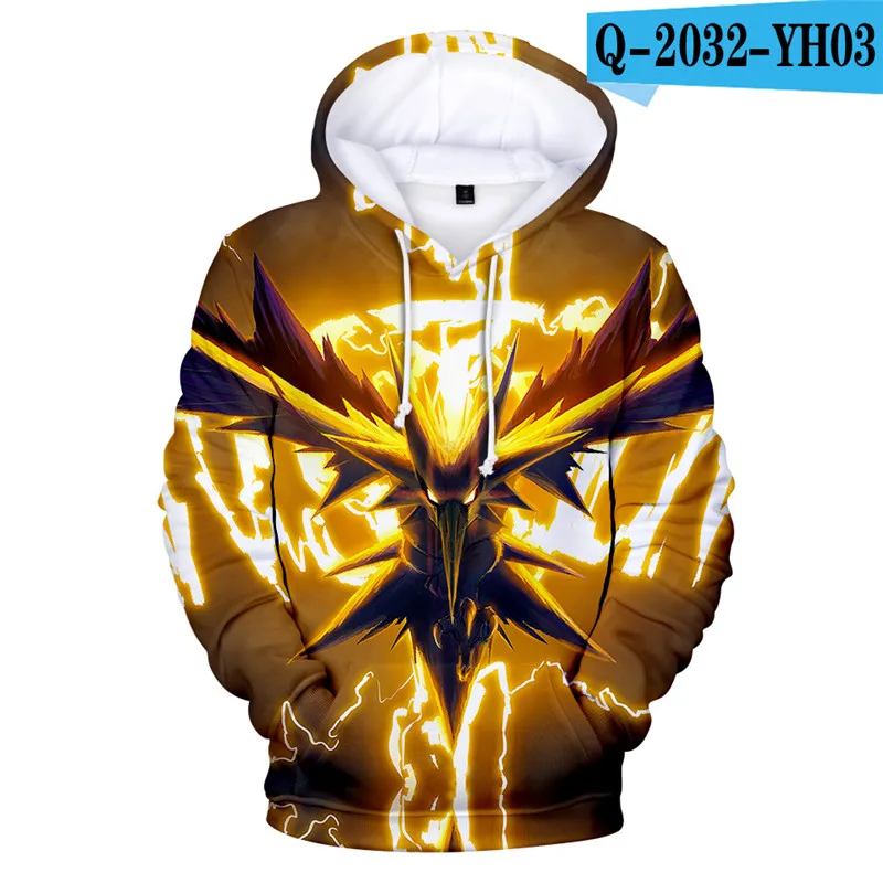 

Kid Hoodie Pokemon Sweatshirt 3D Print Moletons Hooded Japan Clothings Causal Women Clothing Men Kid Clothes Popular Cartoon