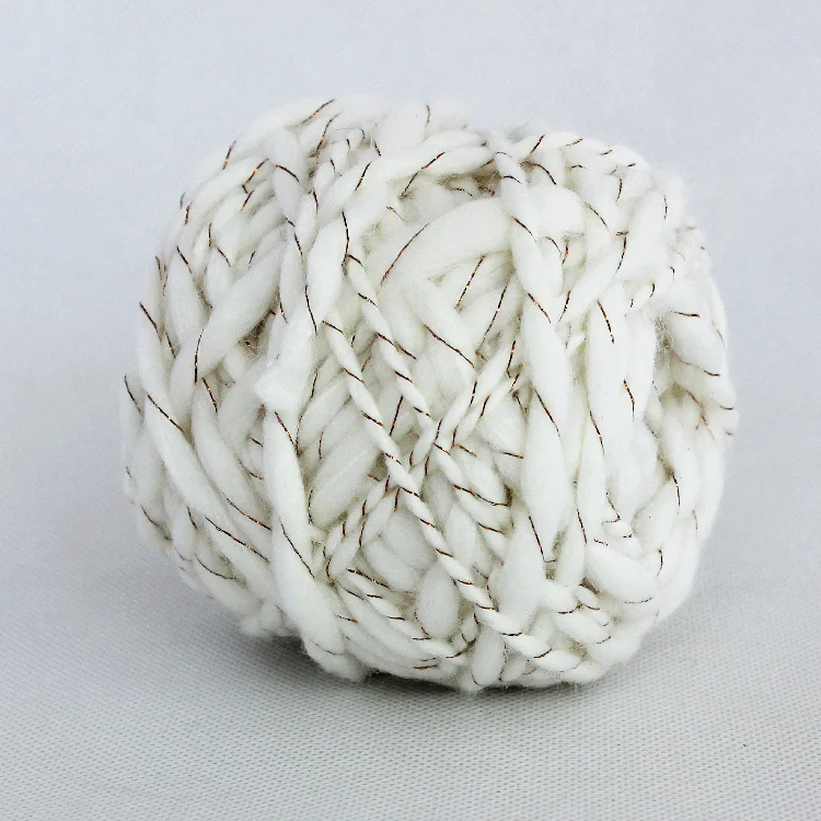 Fancy Knitting Tape Yarn 1pcs Soft Merino Wool Yarn for knitting Hand