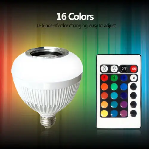led bluetooth smart bulb speaker