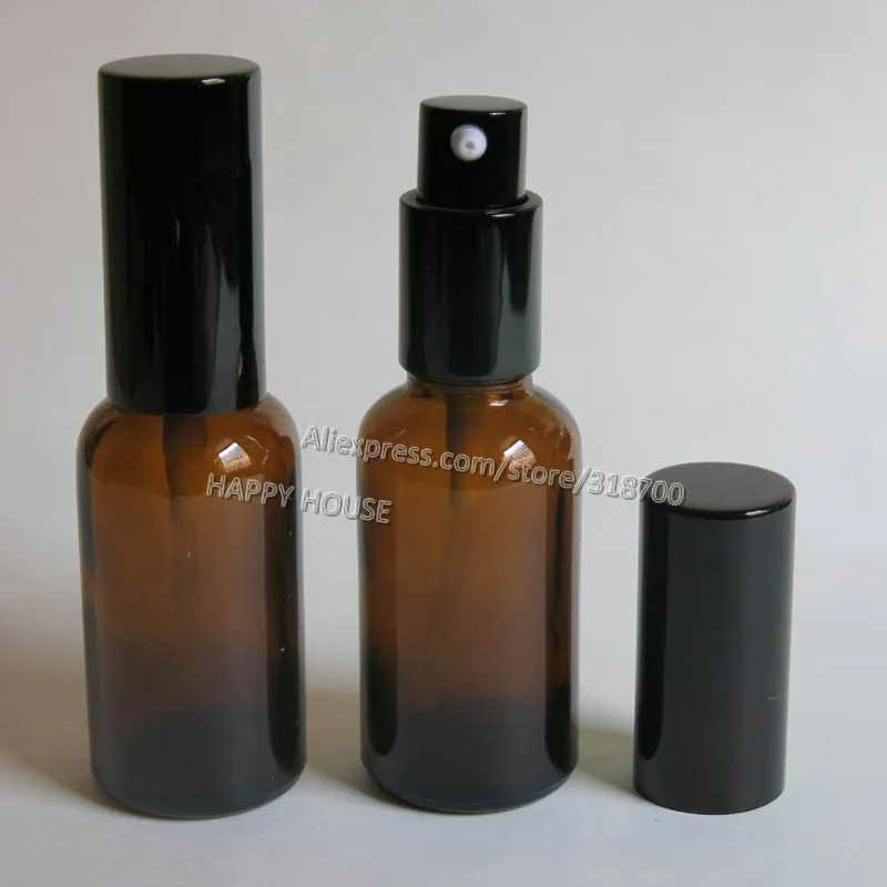 360 x 30ml Glass Lotion Pump Bottle 1oz Glass Essential Oil Pump Bottle