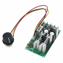 1 шт. 12 V/24 V/36 V/48 V/60 V 1200W 20A PWM Реобас контроллер скорости двигателя постоянного тока