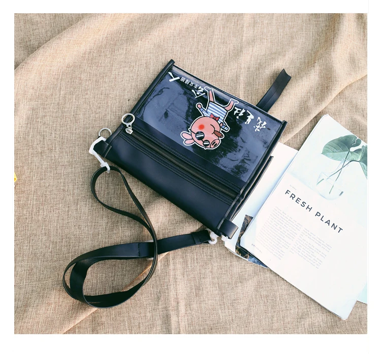 Menghuo Small PU Leather Bags Women Shoulder Bag Female Crossbody Bags for Women 2018 Clutch Purse bolsa feminina Black Handbag (39)