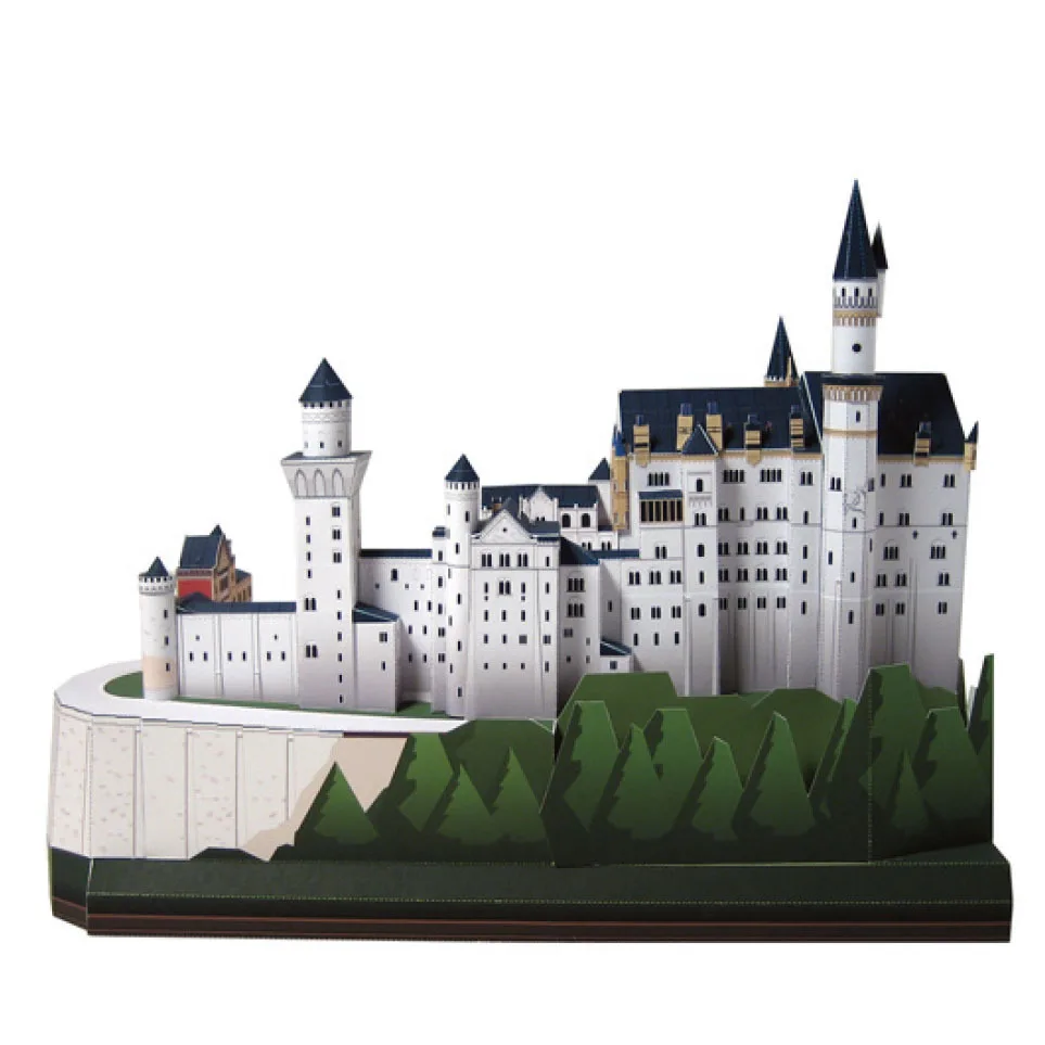

DIY Handwork of World Famous Building Model Paper Model in New Swansburg, Germany