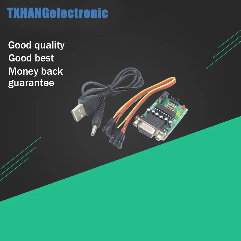 RS232 к TTL модуль конвертера COM серийный плата MAX232CPE чип передачи atmega16|rs232 ttl|board moduleboard