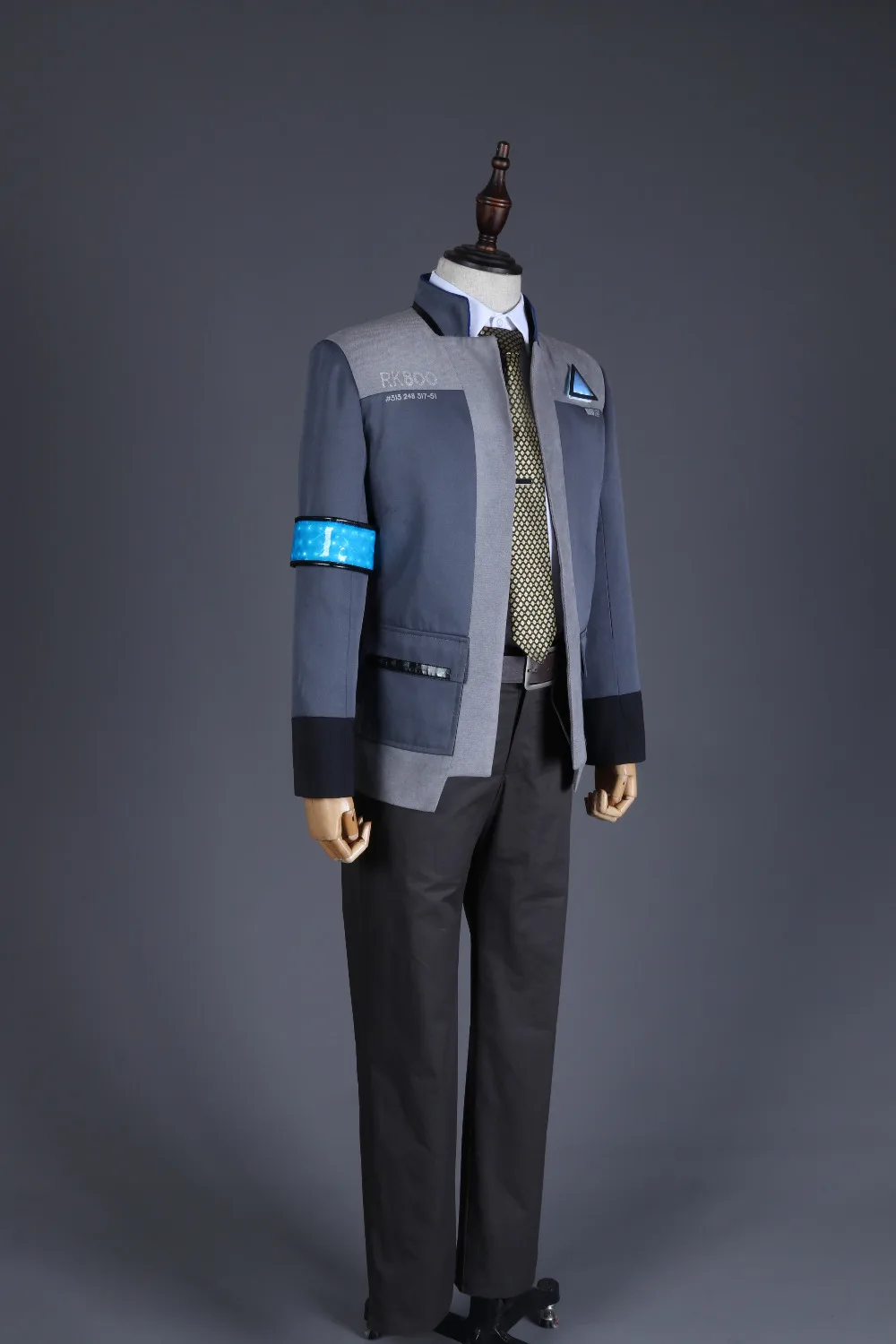Новая игра Детройт: стать человеком Коннор RK800 костюм спецагента Униформа плотный унииз косплей костюм на Хэллоуин