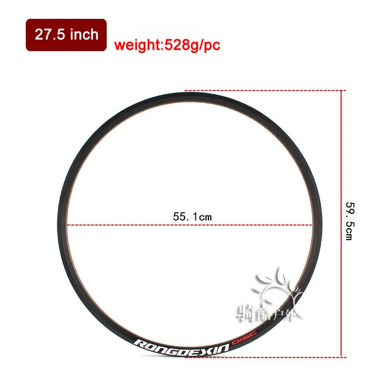 MTB Rims Mountain Bike Rim Aro 27.5er 29er Disc Brake Bicycle Velgen Jantes Ring felgen 24-28-32-36 Holes Cycling Circles A/V