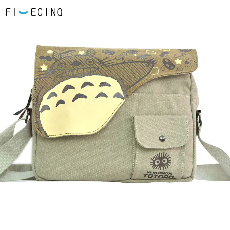 

Anime Totoro Shoulder bag Animal Cat Cartoon Retro Fashion Messenger Bag Adult Women Men Student Traveling bag Japanese Tokyo