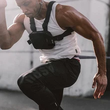 Мини Мужская нагрудная сумка уличная спортивная поясная сумка Военная альпинистская сумка на плечо для телефона пояс для денег тактическая нагрудная сумка