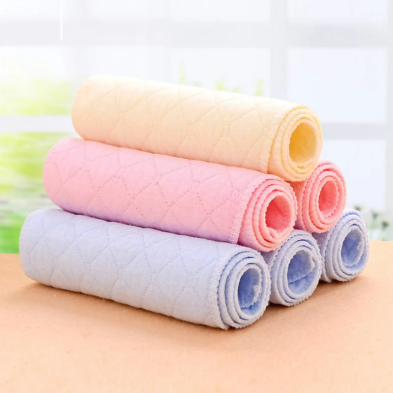 3 Layer 1PC 46x17cm Colorful Ecological Cotton Reusable Nappies Baby