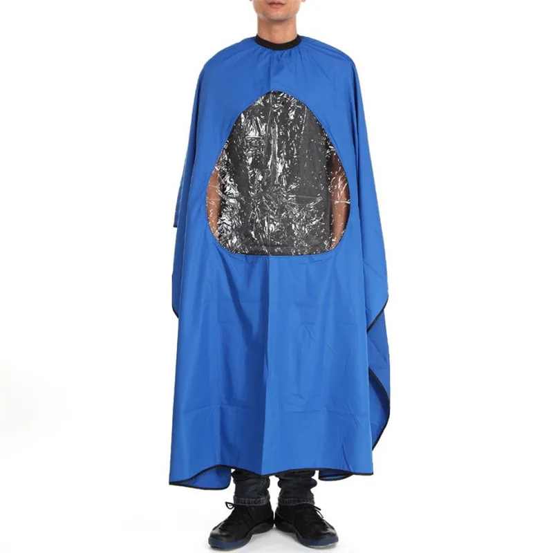 Visible Hairdresser Cutting Hair Waterproof Cloth Salon Barber Gown Cape Hairdressing X9122 5Up Visible Hairdresser Cutting Hair Waterproof Cloth Salon Barber Gown Cape Hairdressing X9122 5Up