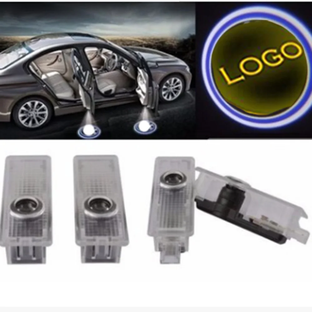 

2 pz wireless door light mark of led projector laser yourself for BMW car e30 e34 e36 e39 e46 e53 e70 e60 e87 e90 welcome lamp