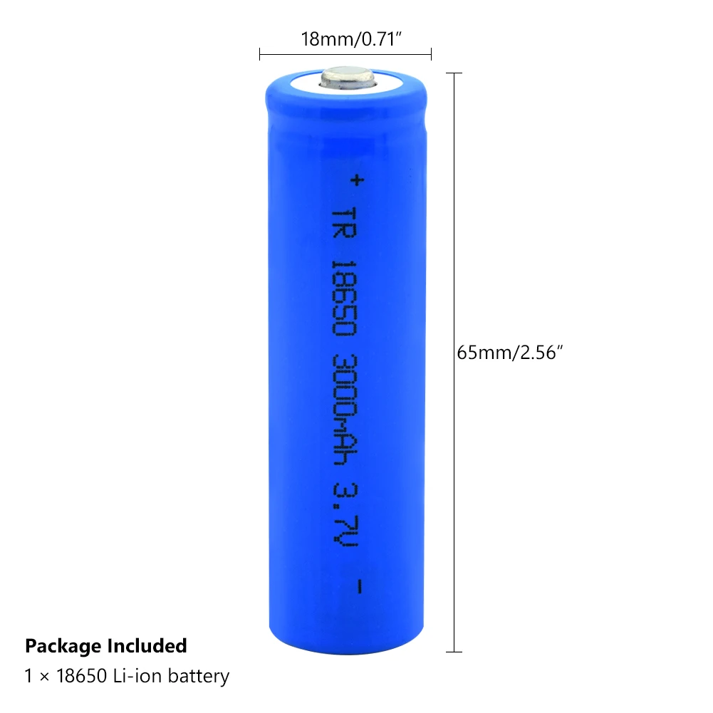 3,7 V 3000mAh 18650 батарея питания литий-ионная аккумуляторная батарея 3000mAh 3,7 V аккумуляторная батарея