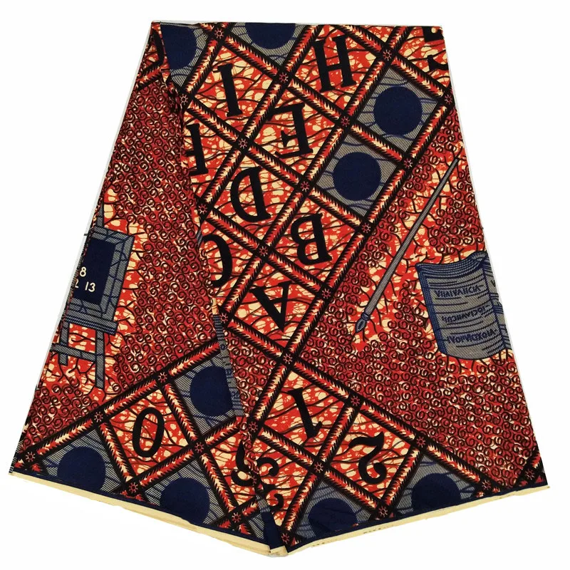 

Wax High Quality Wax real Dutch Wax African Wax Hot Sale Design For Women Dress V621