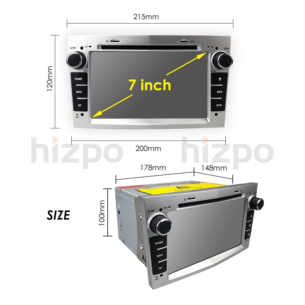 Авторадио 2Din автомобильный dvd плеер мультимедиа для Opel Corsa D Astra H Vectra c b Vivaro corsa C zafira