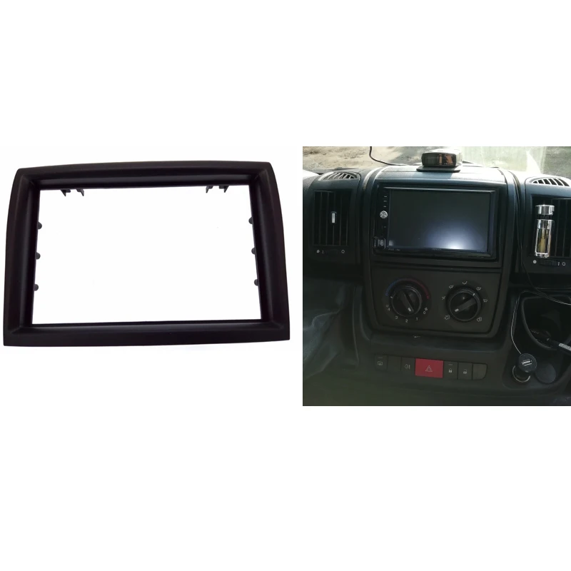 2 Din фасции подходят для peugeot Boxer Citroen Jumper Fiat Frame Ducato 2006+ Радио CD DVD Dash Mount Trim Kit Fascia