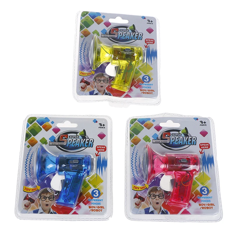 

Multi Voice Changer Amplifier 3 Different Voices Fun Toy Speaker Kids Gift Educational Children Kids Toys Birthday Gifts