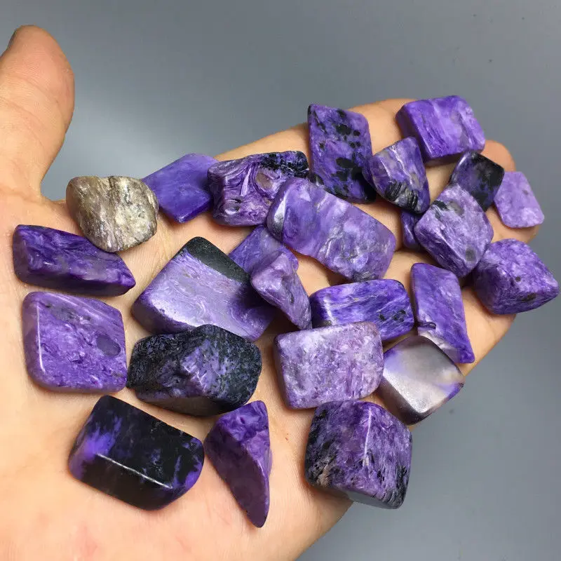 100 г натуральные красивые бесплатные образцы минеральных пород Charoite|Камни| |