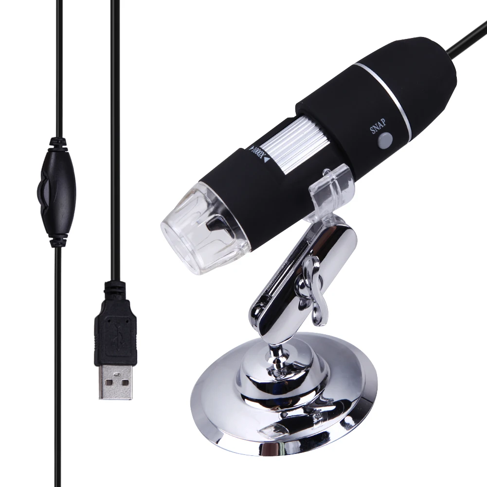 

High Speed Digital Microscope 2MP 8 LED Mega Pixels 1000X USB Endoscope Camera Microscopio Magnifier with Micro-Scope Lens