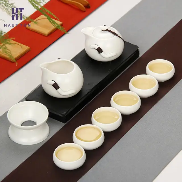 Cheap Kungfu Tea Set Chinese Porcelain Tea Cups Tea Trays Travel Outdoor Office Drinking Tool Gift Supply<br /><br />