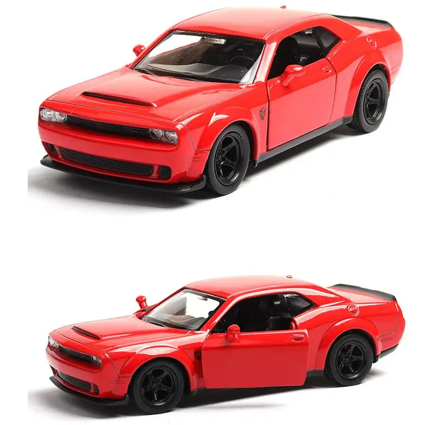 Высококлассная Модель Dodge Challenger масштаб 1:36 сплав тянуть назад коллекционная
