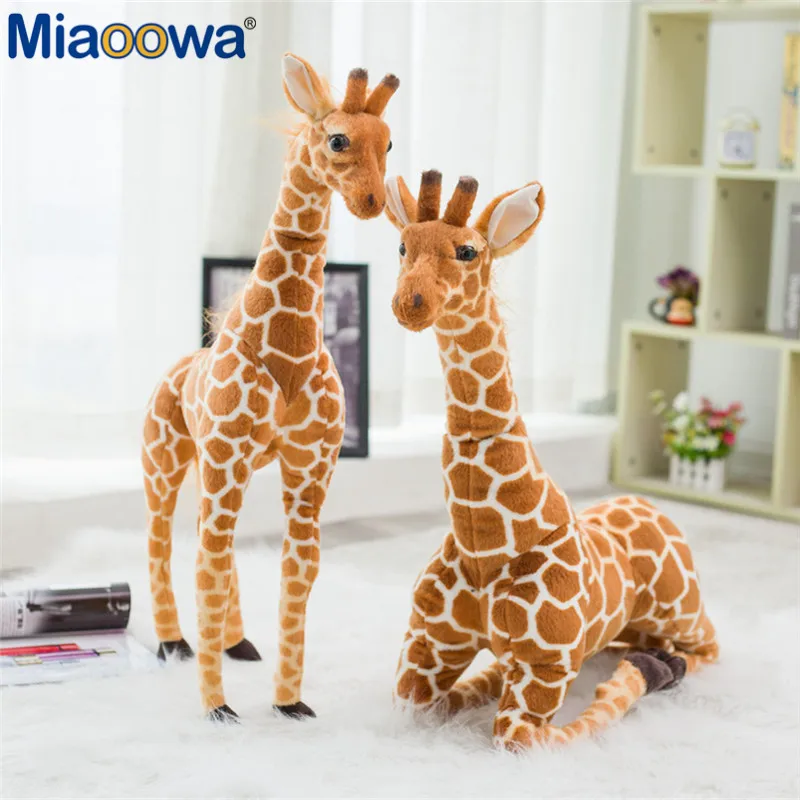 Giant Plush Giraffe Toy Soft Stuffed Animal Doll