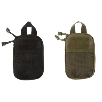 

A0NIJIE Outdoor Hiking Solid Color Waist Bag Camping Travel Smartphone Money Waist Belt Bag Zipper Pouch