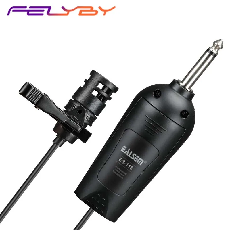 

FELYBY ES-118 multi-function lavalier condenser microphone SLR mini Mic Recorder microphone interview recording microphone
