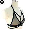 Women Sexy Harness Cage Bra Top Perspective Sheer See Strappy Mesh Harajuku Lingerie Body Bondage Rave Punk Wear Gothic Belt ► Photo 2/6