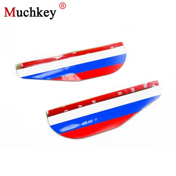

For Honda Civic Accord Fit Crv Dio Hrv Jazz City Cr-v CB400 Hornet Cbr Stream Crf Rain Shield Guard Rainproof Eyebrow Cover 2Pcs