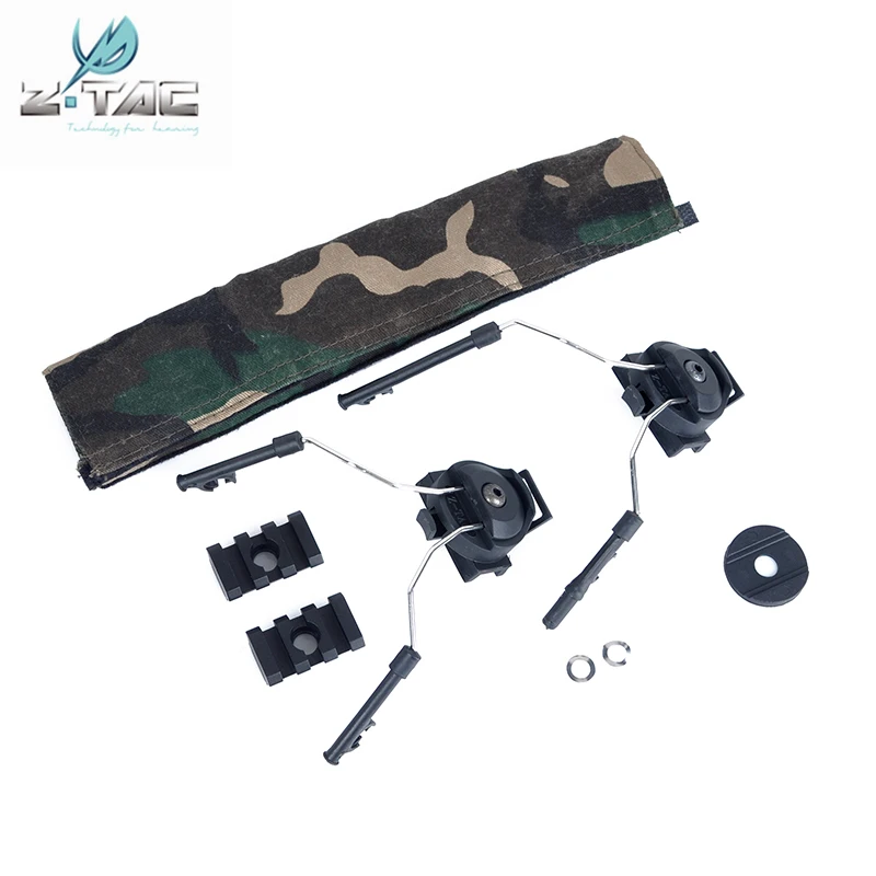 Комплект адаптеров для наушников и гарнитуры Z Tactical Peltor COMTAC I II Airsoft IPSC запчасти